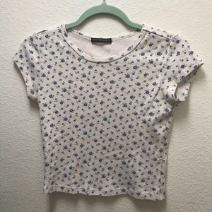 brandy melville blue floral ashlyn